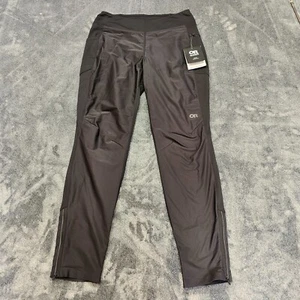 Outdoor research Deviator Hybrid Wind pants Womens Medium black  Leggings NEW - Picture 1 of 12