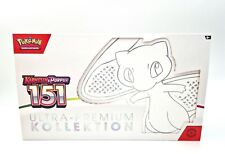 Pokémon TCG 151 UPC Box mit Mew Spielmatte Deckbox Würfel Münze Marker mit OVP