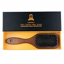 GAINWELL SPAZZOLA CAPELLI SETOLE NATURALI- 100% setole di cinghiale con manic...
