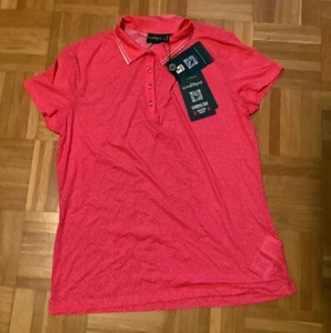 Chervo Fashion Golfpolo Kurzarm Damen Gr.: 42 Himbeerrot / weiß neu - Bild 1 von 7