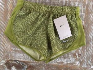 Nike Girls' Alligator Print Tempo Running Shorts Yellow Size XS FB1078 - Picture 1 of 3