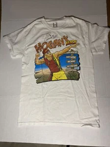 Hulk Hogans Beach Shop weißes T-Shirt Erwachsenengröße Small - Bild 1 von 10
