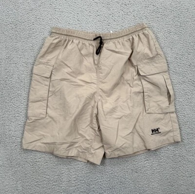 Pantalones Cortos de Carga Helly Hansen Para Hombre Grandes Beige Malla Forrada Cordón Natación Foto 1 de 4
