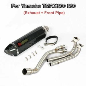 Scarico Per Yamaha TMAX 500-530 2008-2016 Collettore Scarico T Max 47 CM - Foto 1 di 1