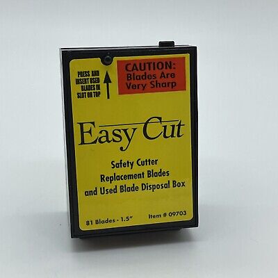 81 Easy Cut Replacement Blades GB40470 For Easy Cutter Utility Knife - GB40470 • 15.60$