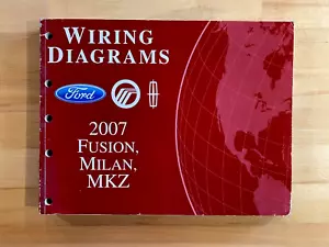 2007 Ford Fusion Mercury Milan Lincoln MKZ OEM Wiring Diagrams - Bild 1 von 2