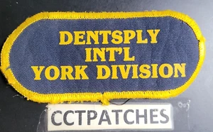 VINTAGE DENTSPLY INT'L YORK DIVISION UNIFORM AUFNÄHER - Bild 1 von 2