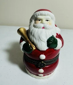 Caja de música animada de porcelana Mr. Christmas figura de Papá Noel - Imagen 1 de 9