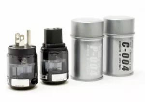 Oyaide C-004 IEC Connector (4562112765711) & P-004 power plug (4562112765728)◇ - Picture 1 of 2