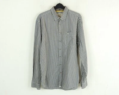 CAMEL ACTIVE Mens L Button Up Shirt Regular Fit Long Sleeve Check Plaid Tartan - Image 1 of 4