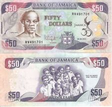 JAMAICA 50 Dollars Banknote World Paper Money Currency Pick p-89 Commemorative