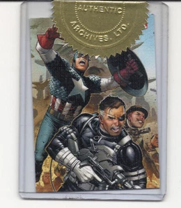 2013 Marvel Greatest Battles MGB Case Topper Canvas Card #CT1 of 2 - Picture 1 of 2