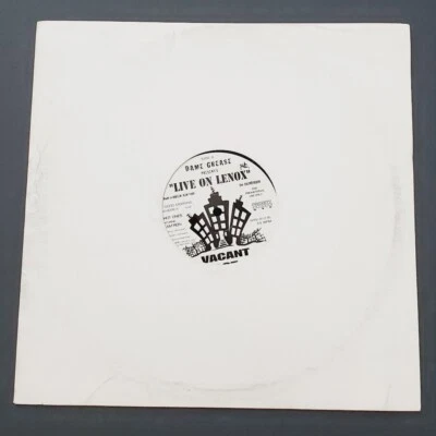 Live On Lenox Vacant Lot Promo Album Vinyl LP Priority Records SPRO 81236 - Image 1 of 2