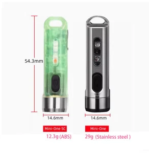 Jetbeam MINI USB C Llavero Recargable Luz 5 Colores Linterna UV + RGB Antorcha - Imagen 1 de 36