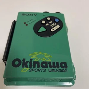 SONY WM-F5 cassette player Sports Walkman Okinawa rare item Free Shipping - Picture 1 of 8