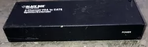Black Box 724-746-5500 AC601A 4 Channel CAT5 VGA Splitter Extender Transmitter - Picture 1 of 2