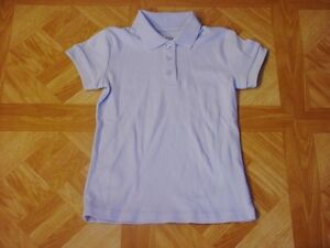 Girls George School Uniform Baby Blue Shirt 4-5 XS