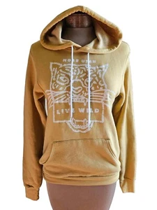Moab Utah Live Wild Cat gelber Hoodie von Bella und Canvas XS - Bild 1 von 5