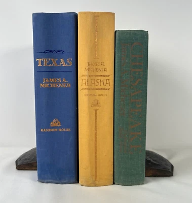 James A. Michener ALASKA, TEXAS & CHESAPEAKE ~ 1988 First Edition ~ Hardcover Foto 1 de 4
