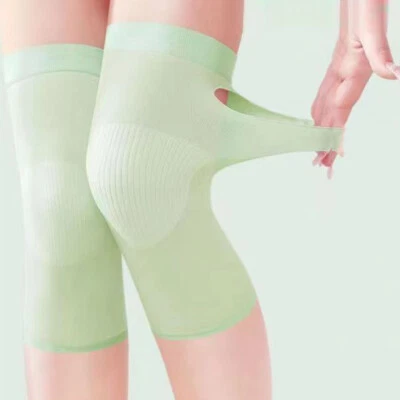 1 par de calentadores térmicos de rodilla articulaciones artritis leggings calcetines mangas soporte ayuda⊥ Foto 1 de 4