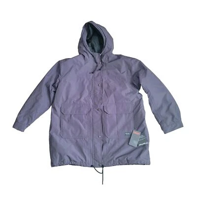 Eddie Bauer Parka Jacket Gray Womens XL Winter Coat Hoodie Rainfoil Insulated - Image 1 of 4
