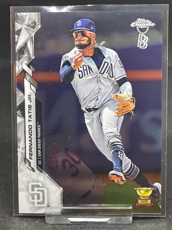 2020 Topps Chrome Ben Baller Fernando Tatis Jr. RC Gold Cup San Diego Padres - Image 1 of 1