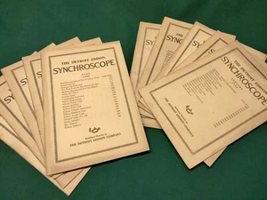 Menge 10 Vintage 1926 Detroit Edison Synchroskop monatliche Mitarbeiter-Newsletter - Bild 1 von 24