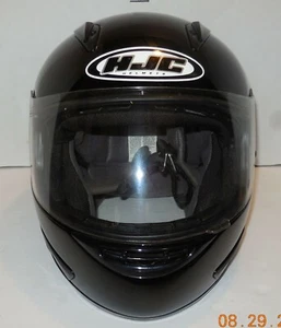 HJC CL-15 Motorcycle Helmet Black Sz M Snell DOT Approved - Picture 1 of 8