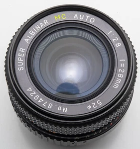 Super Albinar MC Auto 28mm 2.8 1:2.8 - Pentax PK - Picture 1 of 6
