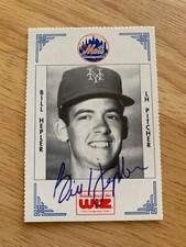BILL HEPLER SIGNED RARE 1991 NEW YORK NY METS WIZ SGA BASEBALL CARD AUTOGRAPH