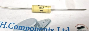PCHV  22NF / 1500V /  Power Film Capacitor, Metallized PP, Axial Leaded,(121206) - Picture 1 of 1