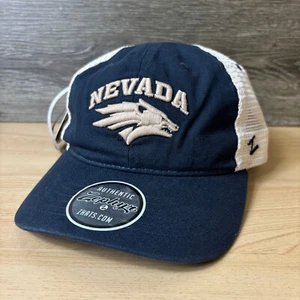 Nevada Wolf Pack Hat Cap Snap Back Blue Wolfpack Zephyr NWT - Picture 1 of 11