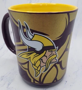 NFL Minnesota Vikings Memory Company Purple and Gold 12 Oz Ceramic Coffee Mug - Picture 1 of 8