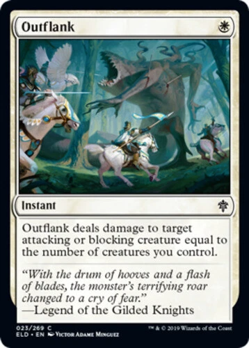 x1 Outflank - Throne of Eldraine - NM - MTG - Image 1 of 1