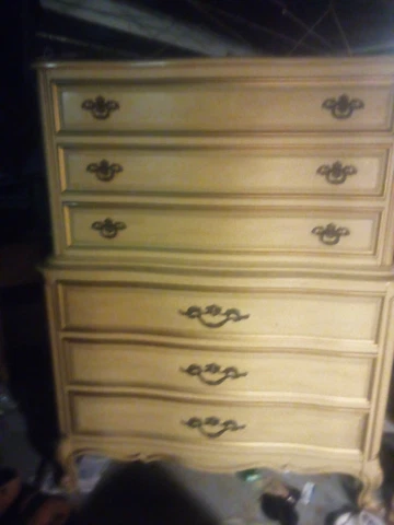 vintage french provisional 5 piece bedroom set Cover