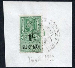 Isla de Man KGVI 1/- Llave Tipo Ingresos CDS en Pieza - Imagen 1 de 1
