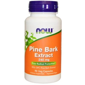 Now Foods, Pinienrindenextrakt, 240 mg, 90 Veggie Caps - Bild 1 von 1