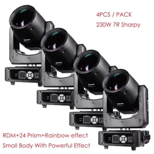 230W 7R Rainbow Stage Sharpy Moving Head Wedding Church DJ Club RDM Show Light - Picture 1 of 12