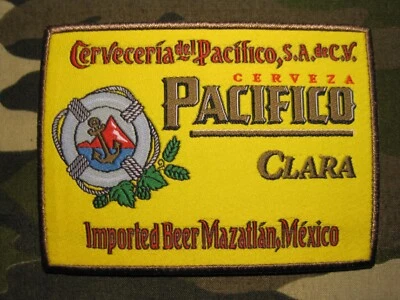 PARCHE DE CERVEZA PACIFICO CERVEZA PLANCHA O COSER ACABADO TEJIDO *****NUEVO PRECIO BAJO***** Foto 1 de 4