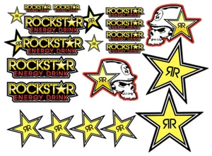 FE MOTO CROSS ENERGY DECAL Pegatina DRINK STICKER KIT 21pc ROCKSTAR MXGP /952 - Imagen 1 de 1