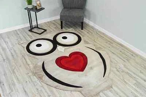Alfombra Twist DISEÑO 4715 BÚHO (5'2"x7'5", beige) - Imagen 1 de 1