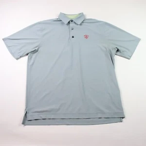 Footjoy Shirt Herren Large Golf Polo grau meliert Kurzarm Stretch Performance - Bild 1 von 10