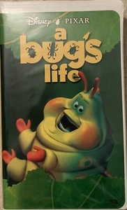 A Bug's Life VHS Movie Tape 1999 Disney/Pixar White Clamshell VERY GOOD Heimlich - Picture 1 of 23