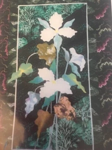 NUEVO EN PAQUETE WILDFLOWERS TRILLIUM BONNIE KASTER APLIQUE EDREDÓN 1993 FUERA DE IMPRENTA RETIRADO - Imagen 1 de 10