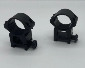 2er Set Zielfernrohr High Profile Montage Ringe 25,4mm für 21mm Picatinny Weaver - Bild 1 von 5