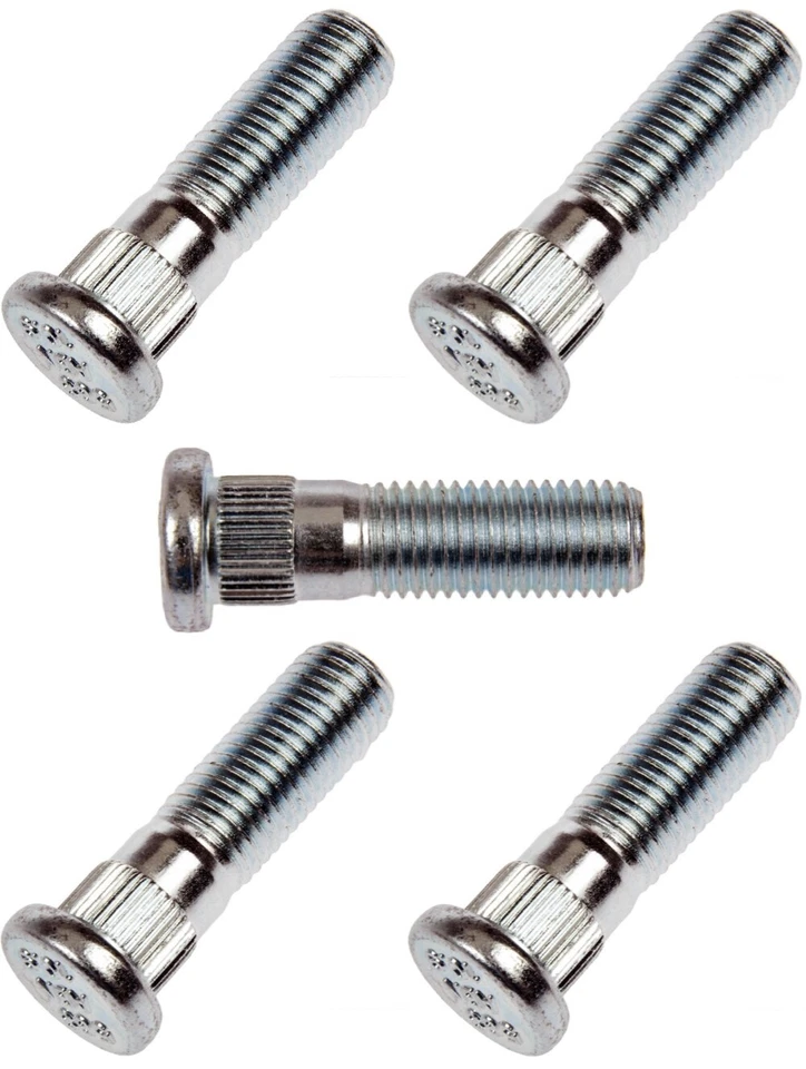5 Wheel Lug Stud Replaces OEM # 610568 for Dodge KIA Hyundai Mazda M12-1.50 - Image 1 of 3