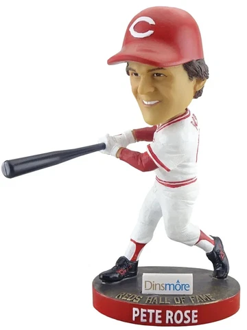 Cincinnati Reds Pete Rose 2017 Hall of Fame Bobblehead MLB Baseball Cover