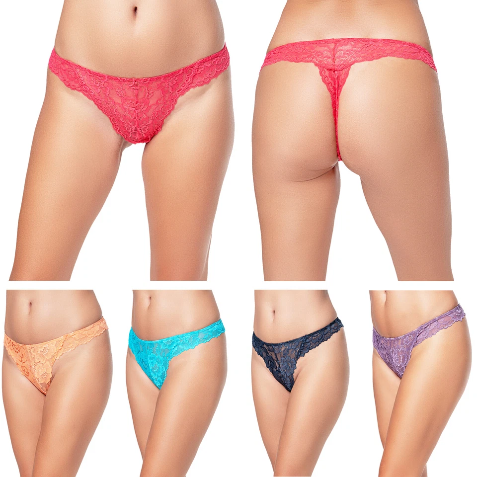 Brasilianischer String Spitze Sexy Dessous Damen Neuware S - XXXL Made in EU - Bild 1 von 1