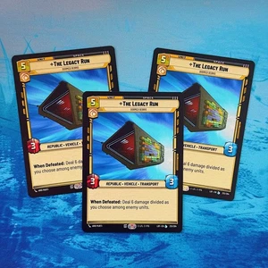 3x The Legacy Run Doomed Debris LOF Legends Of The Force JUEGO SWU 213 - Imagen 1 de 2