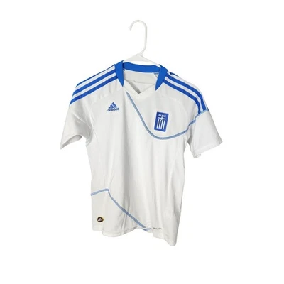 2010 Adidas Greece National Soccer Team jersey youth medium - Image 1 of 4